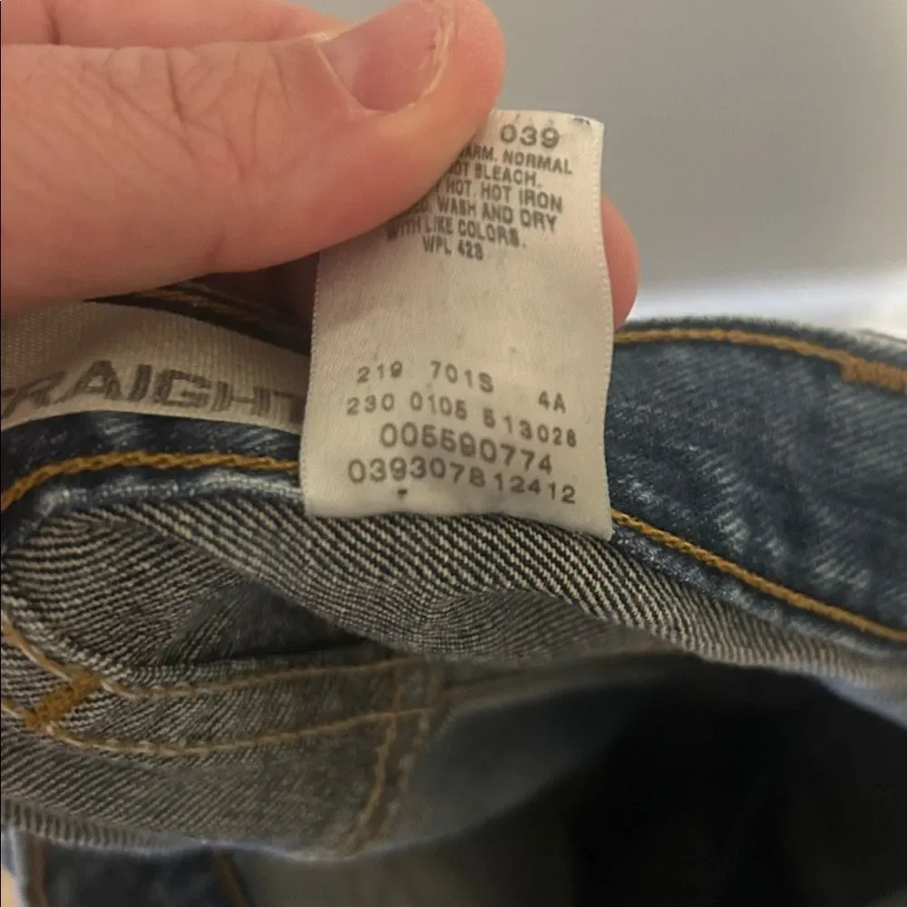 Vintage Levi’s 559 Relaxed Straight Leg Jeans Mens 38x34 Denim Blue Wash